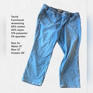 #49 Torrid pull on jeans